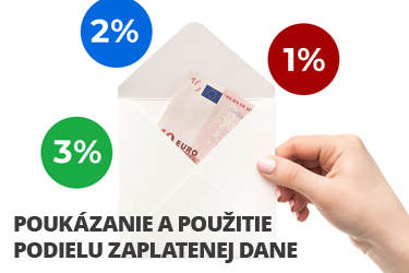 Ako darovať 2 % z daní podiel zapl dane