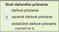 opravné daňové priznanie opravné daňové priznanie