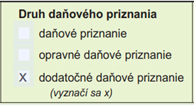 dodatočné daňové priznanie dodatočné daňové priznanie